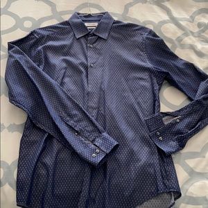 Calvin Klein Mens Button Down Shirt